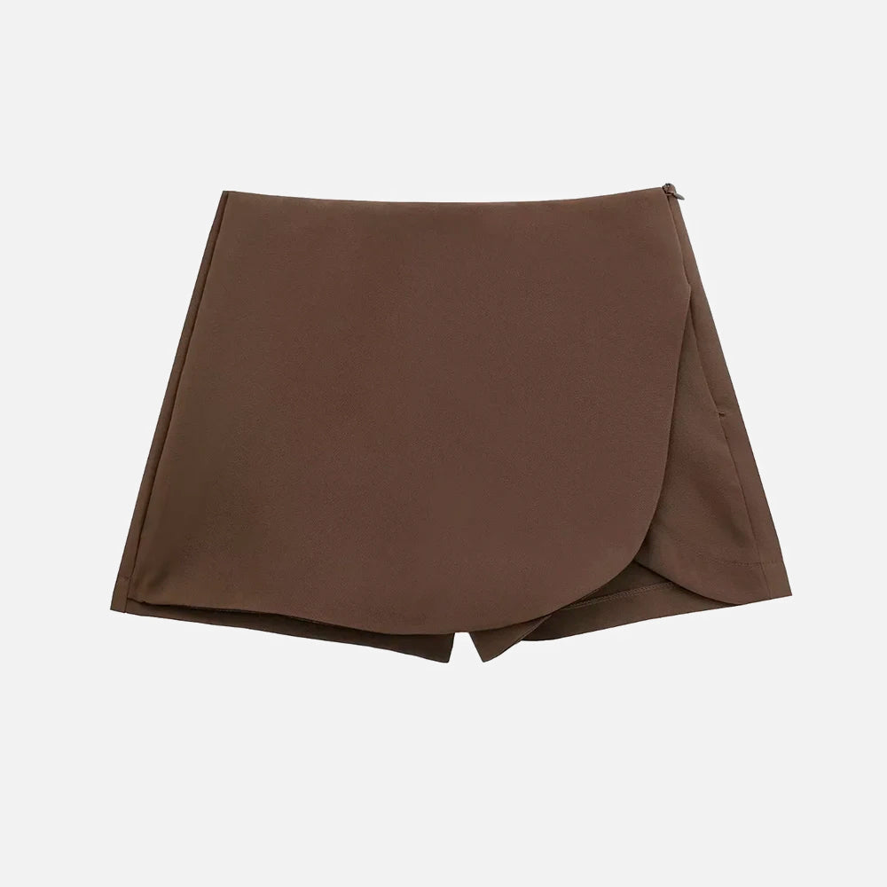 Valen Kapamalı Şort Etek