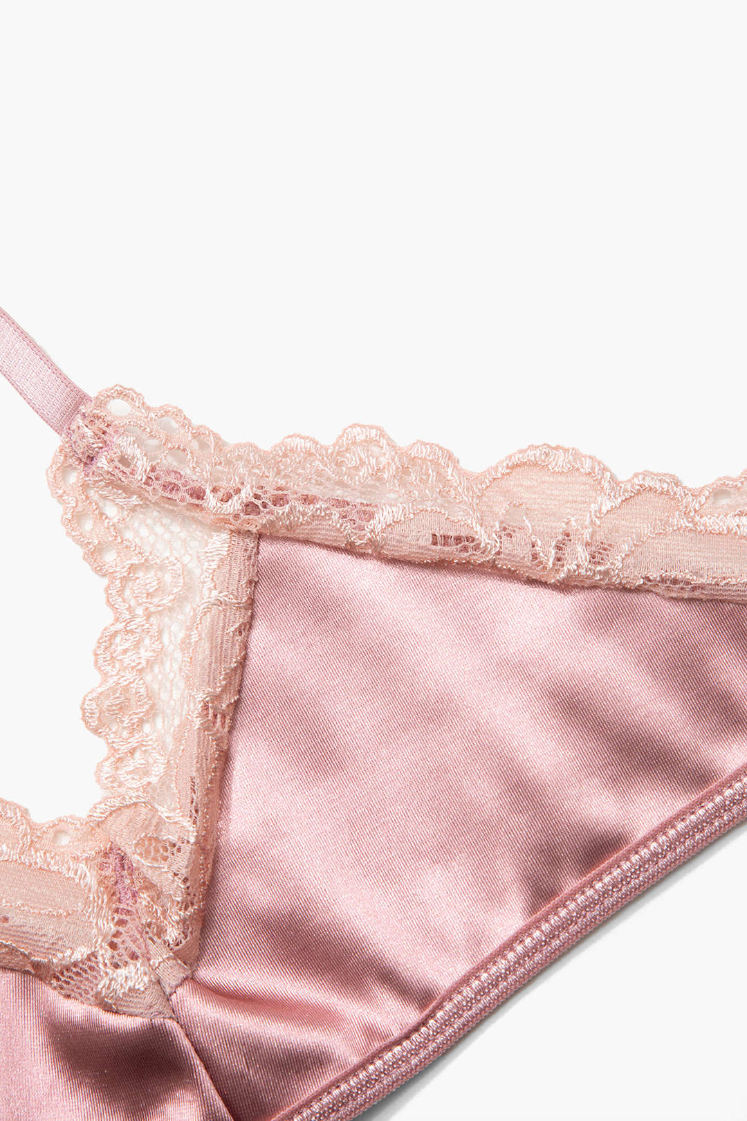 Dantel Saten Pâtçwork İç Giyim Garter Seti