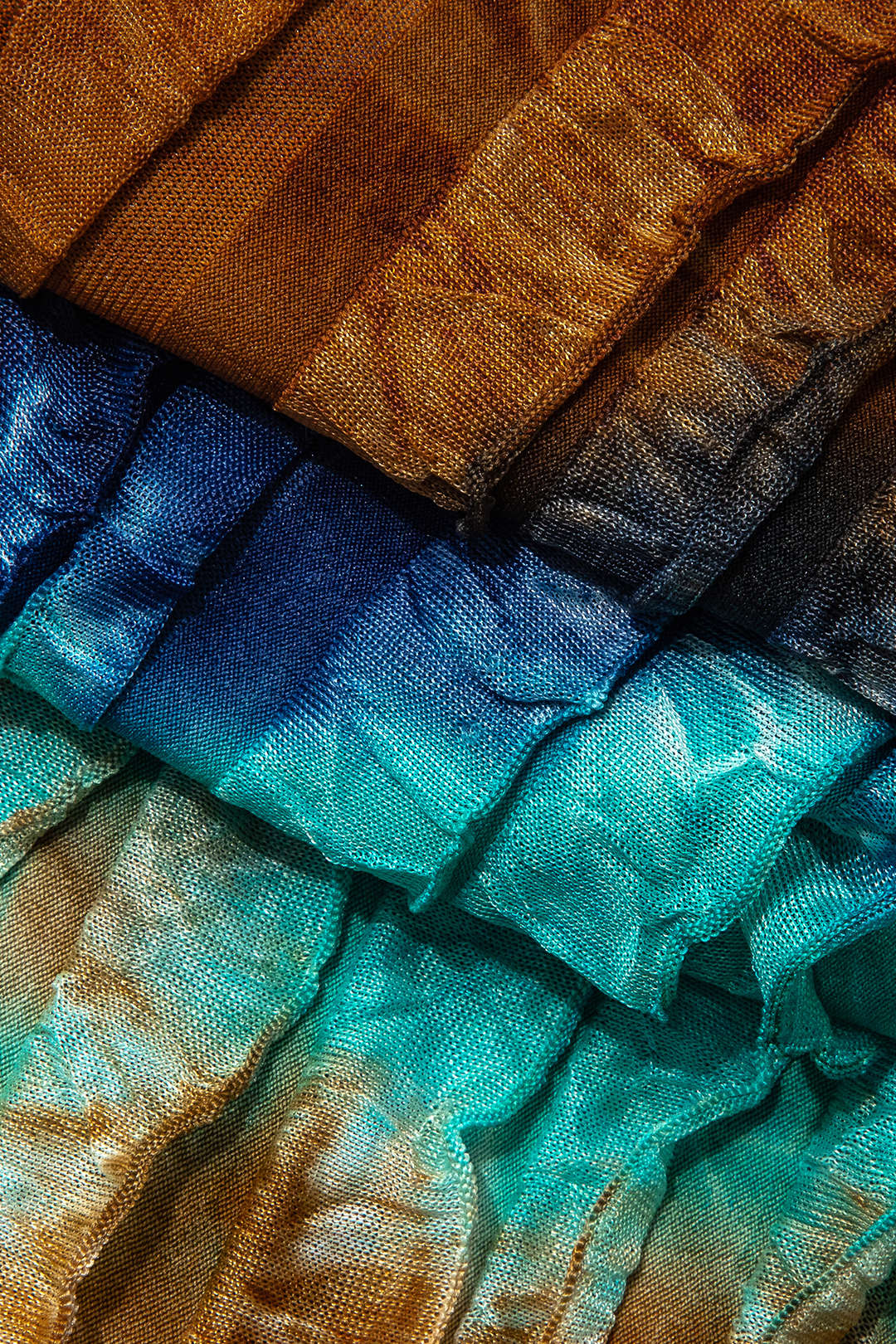 Şeffaf Volanlı Doku Halter Sırt Açık Maxi Elbise