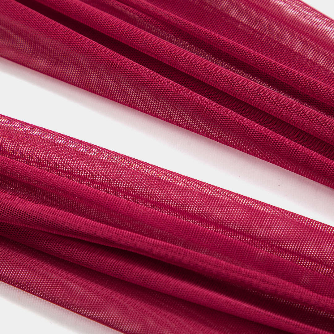 Choker Bağlama Öndeki Kesik Detaylı Lingerie Garter Seti ve Eldiven