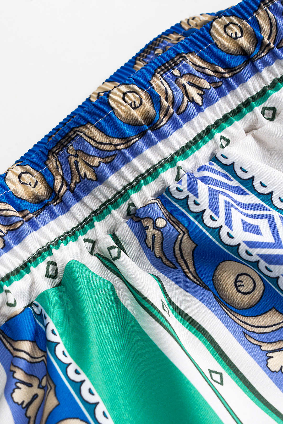 Bohem Desenli Bağlamalı Gömlek ve Şort Seti