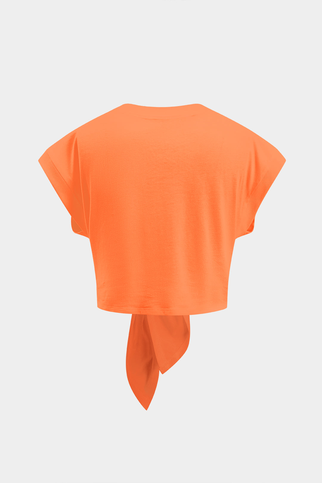 Kabarık Bağlama Detaylı T-Shirt