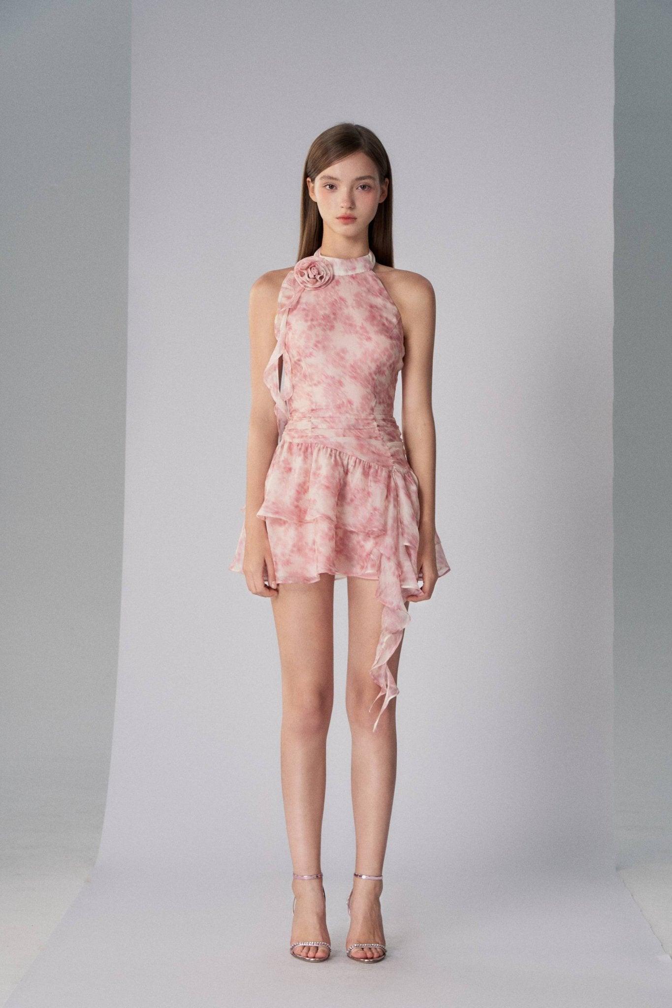 Olyssa Kalen Mini Elbise