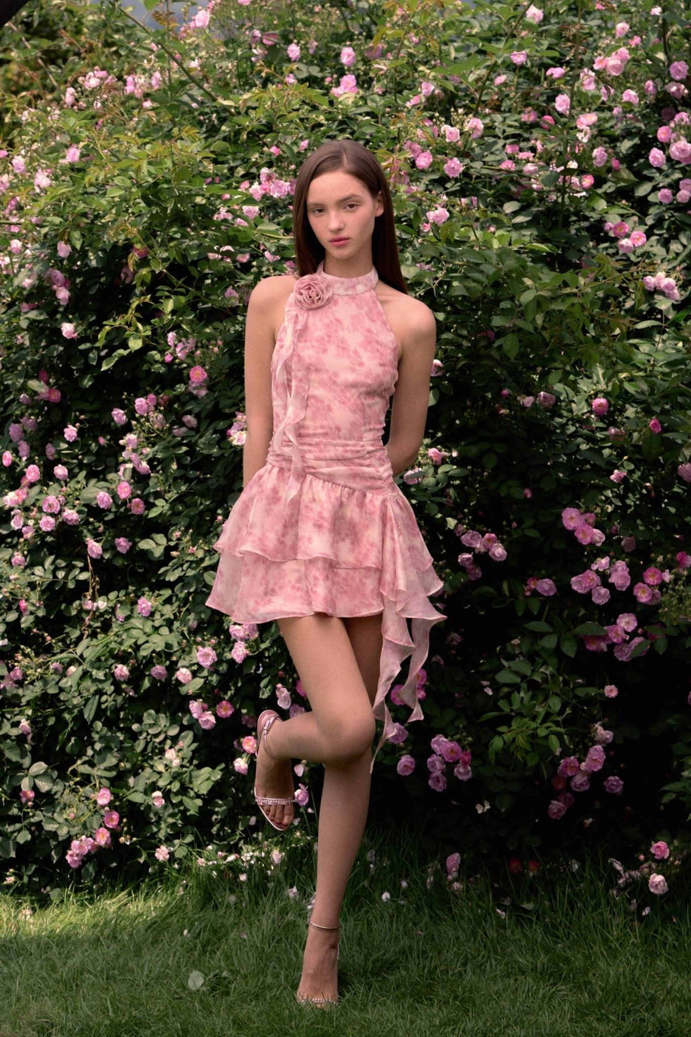 Olyssa Kalen Mini Elbise