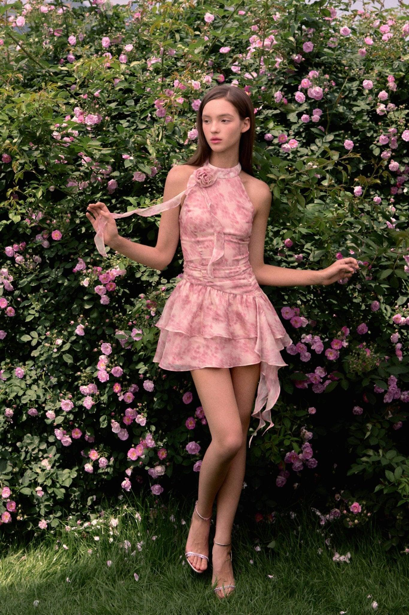 Olyssa Kalen Mini Elbise