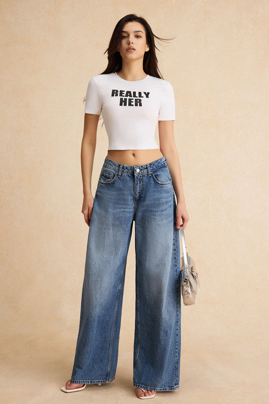 Yazı Baskılı Yuvarlak Yaka Kısa Kol Tişört