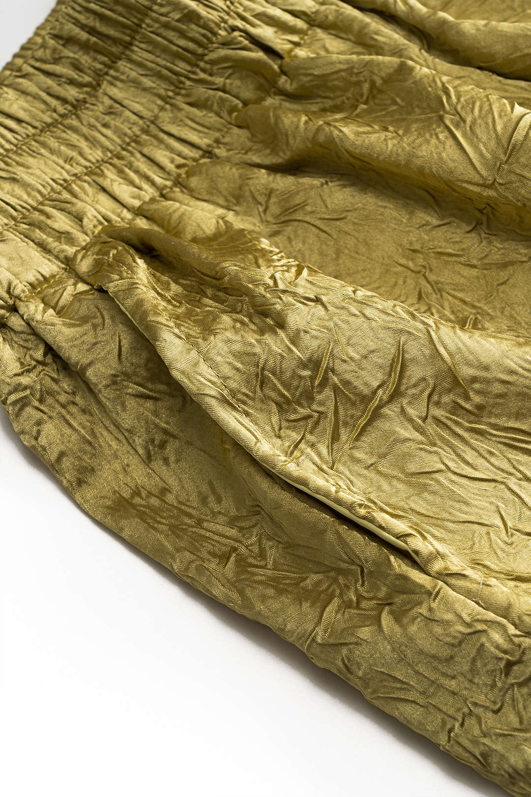 Desenli Krep Plise Şort