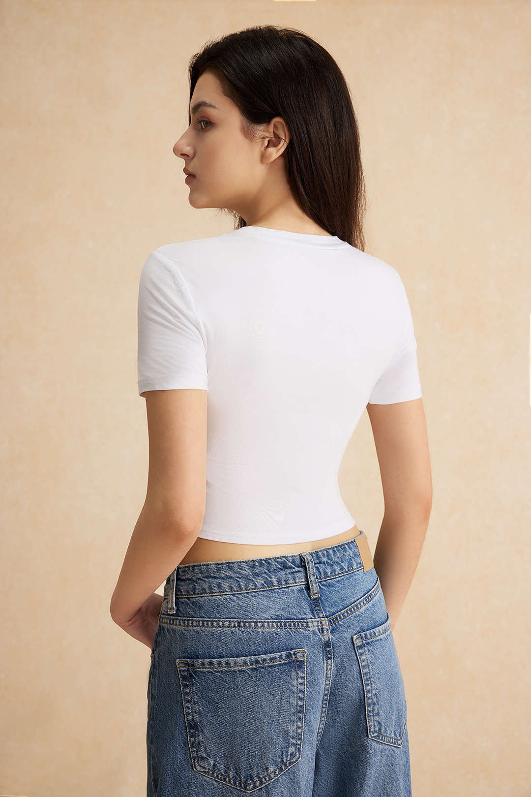 Yazı Baskılı Yuvarlak Yaka Kısa Kol Tişört