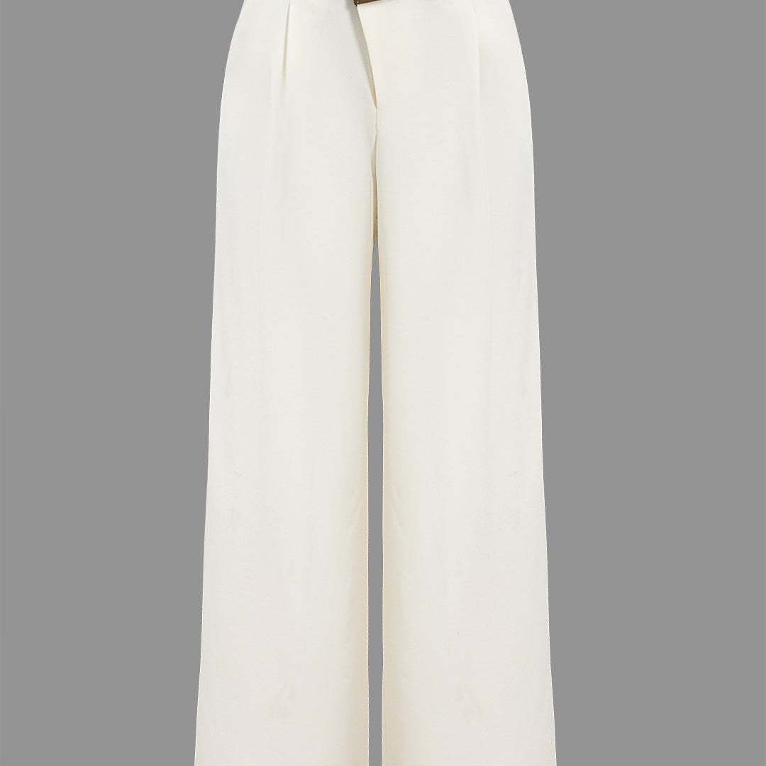 Suni Deri Patchwork Pantolonlar