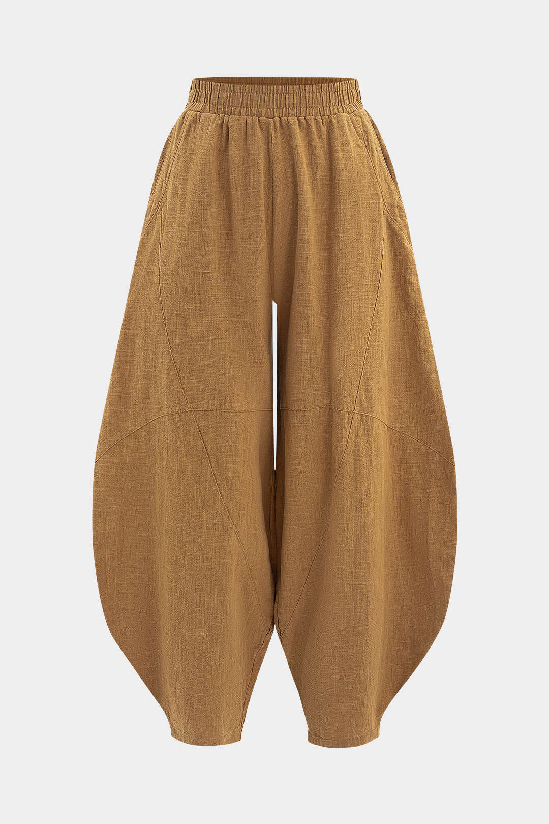 Fırfırlı Cepli Geniş Paça Varil Pantolonlar