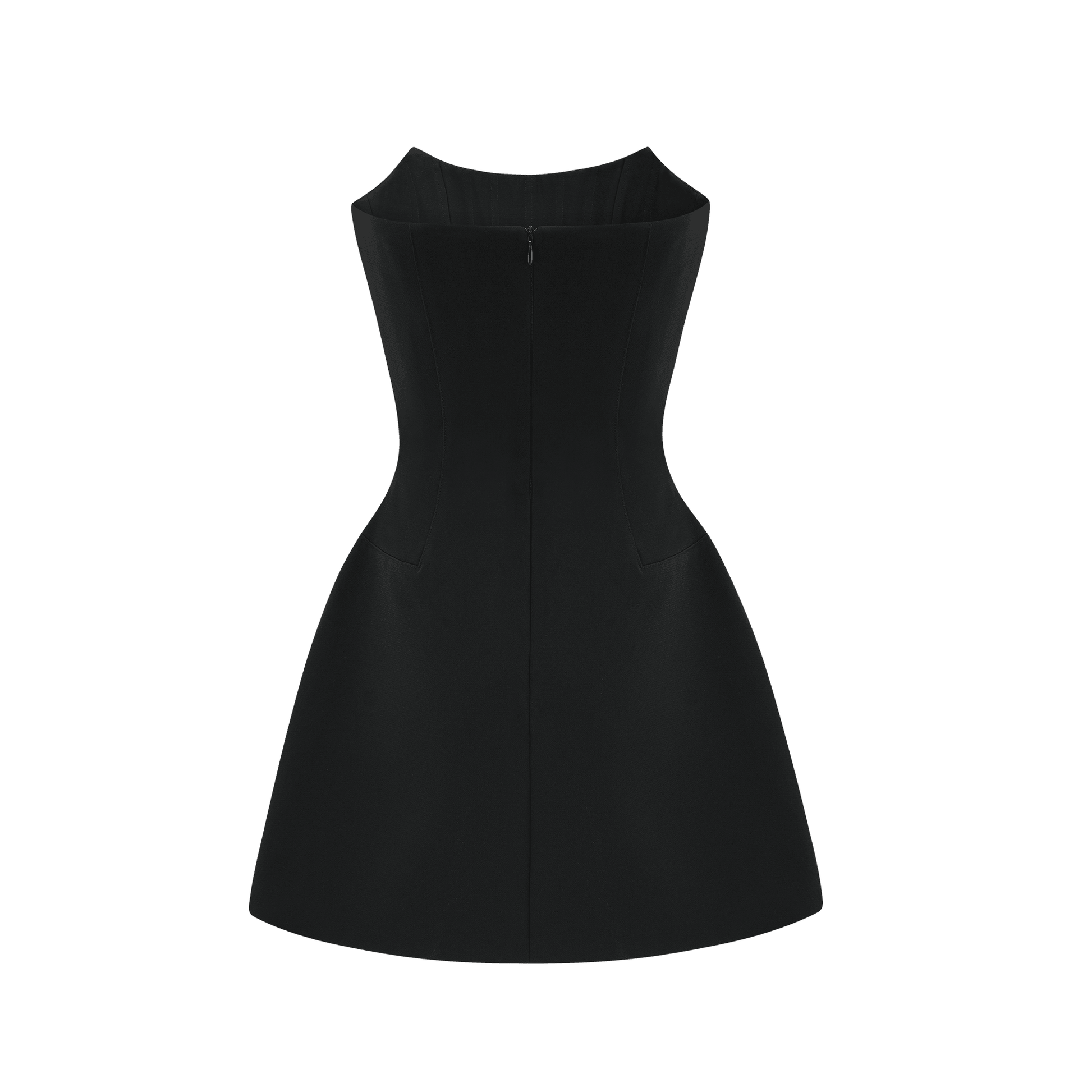 Olyssa Melisande mavi süslemeli mini elbise