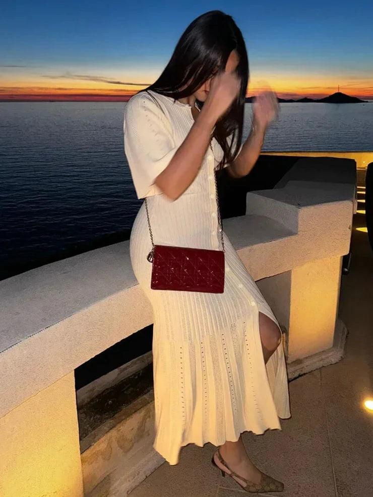 Olyssa Gina Midi Elbise